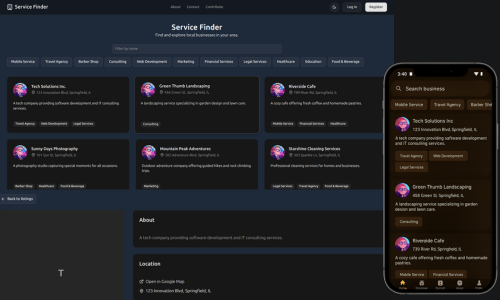 Local Service Finder